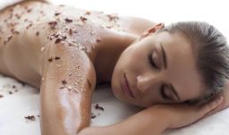 Скраб для тела "Клубника в сливках".